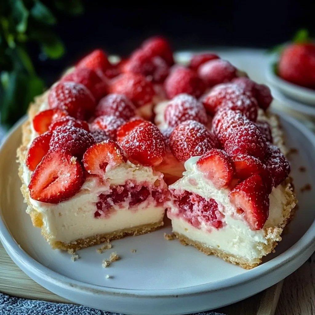 Strawberry Shortcake Cheesecake