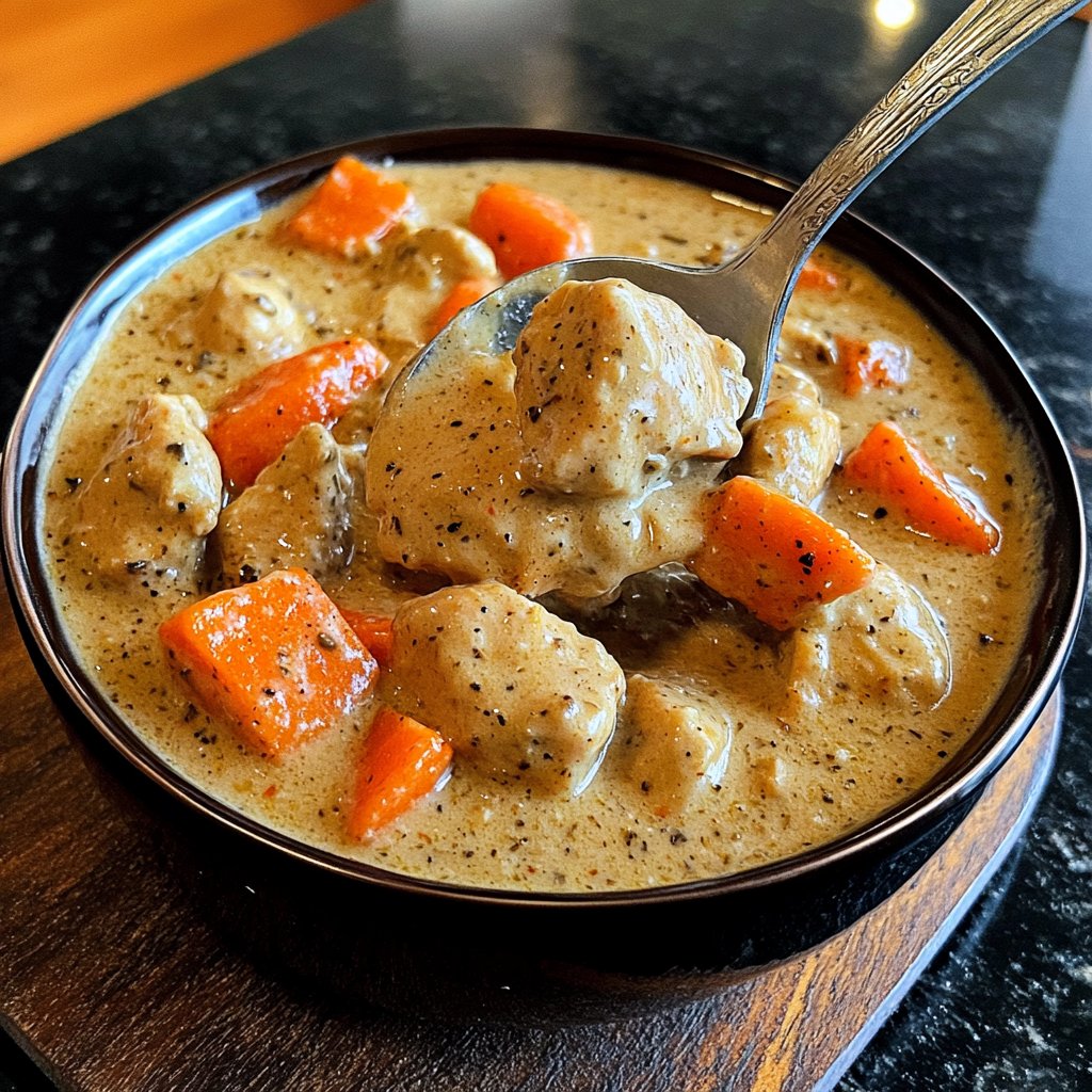 Creamy Slow Cooker Chicken with Vegetables