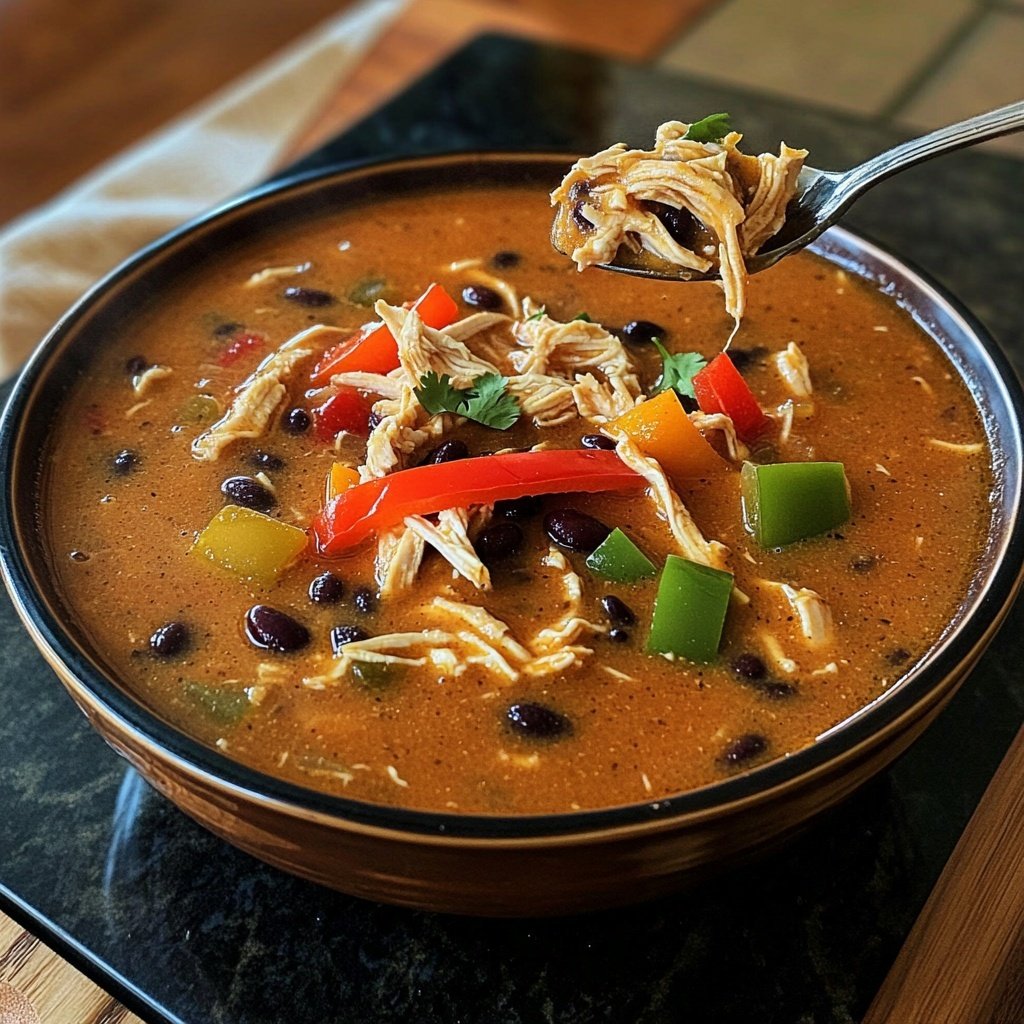 Family-Favorite Crockpot Chicken Taco Soup