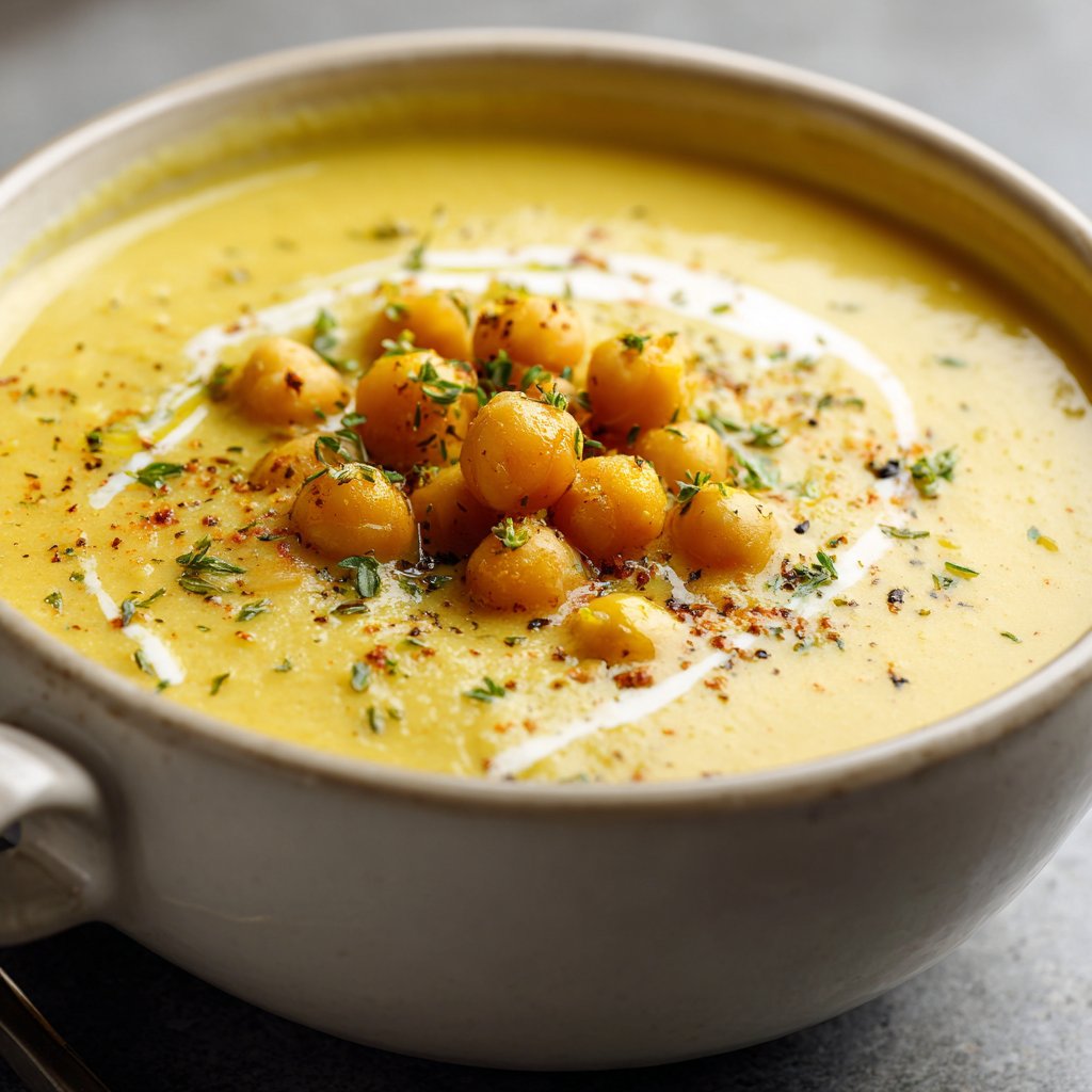 Creamy Lemon Chickpea Soup