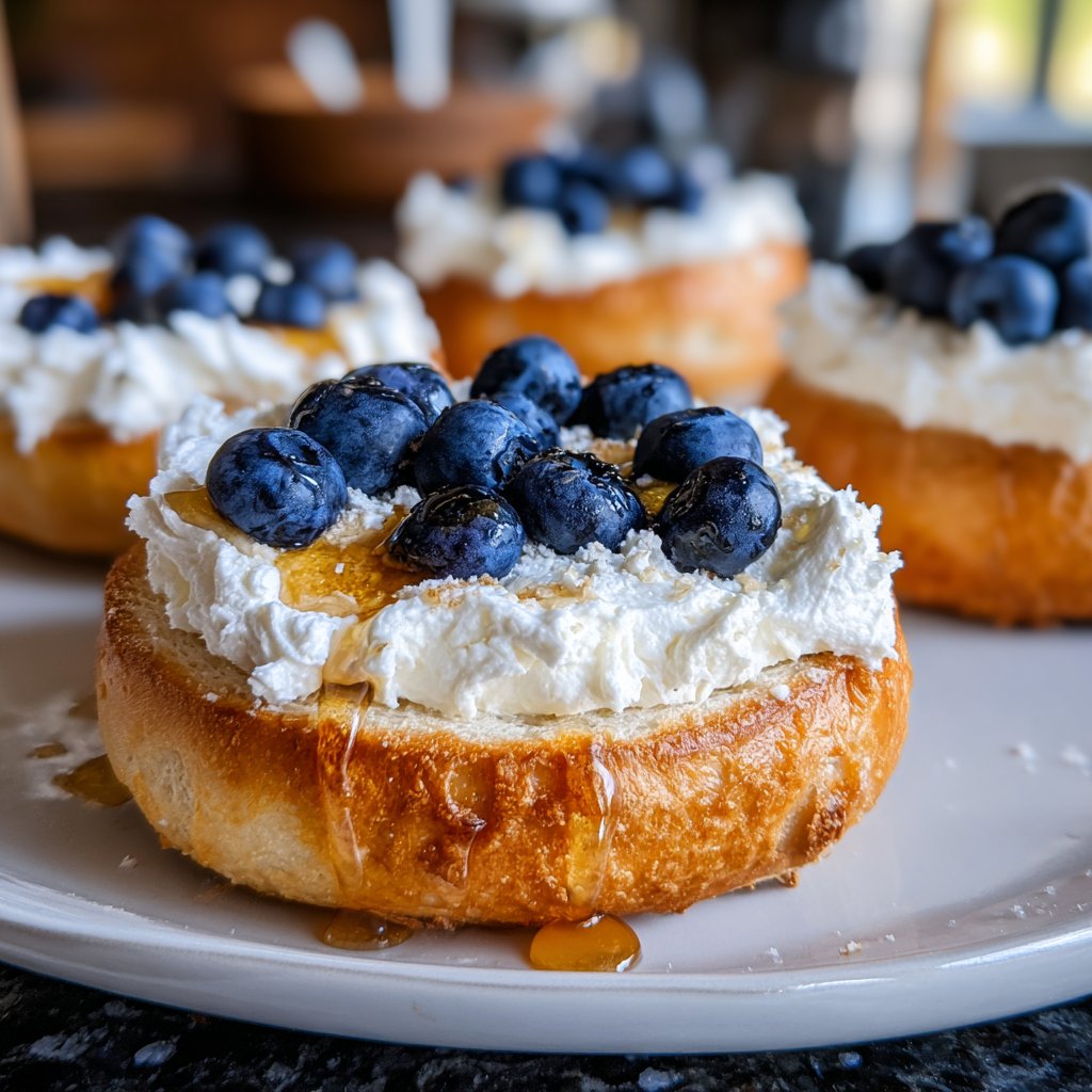 Sweet Cottage Cheese Bagels