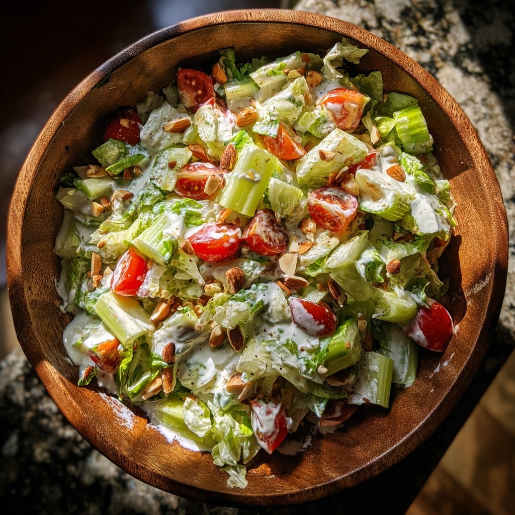Celery Crunch Salad With Yogurt