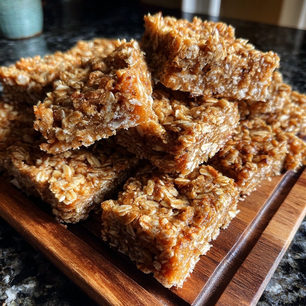 Vanilla Almond Oat Breakfast Squares