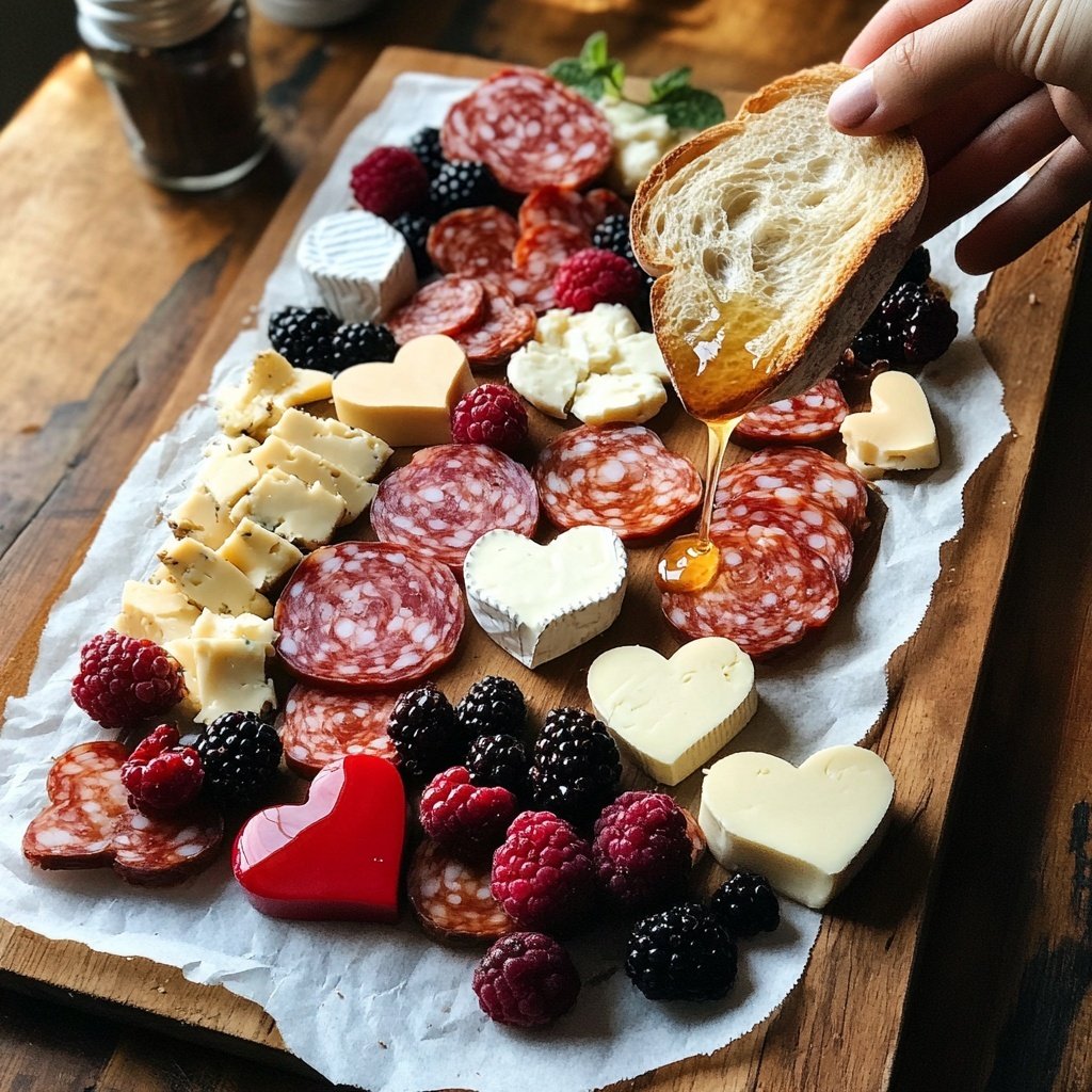 Romantic Valentines Charcuterie Board