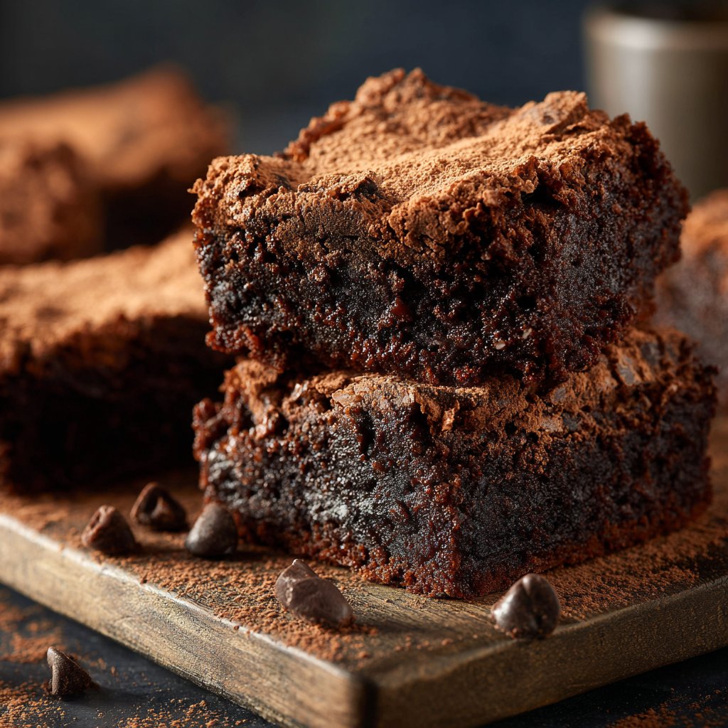 Cottage Cheese Brownies with Mocha Flavor