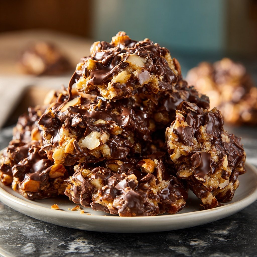 Chocolate Almond Clusters