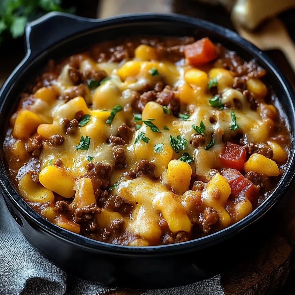 Slow Cooker Cowboy Casserole