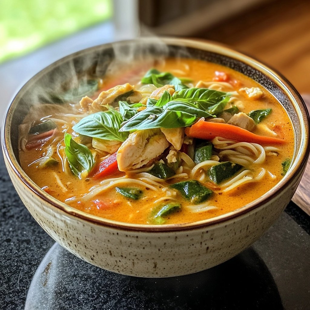 Thai Red Curry Noodle Soup
