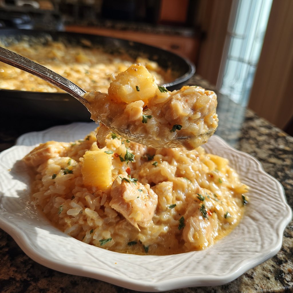 Creamy One Pot Pineapple Chicken And Rice