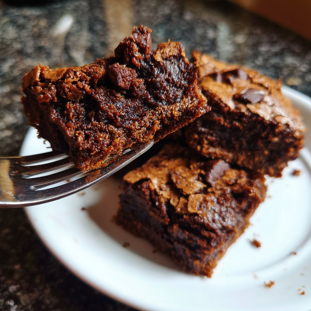 Cottage Cheese Brownies with Cocoa Nibs