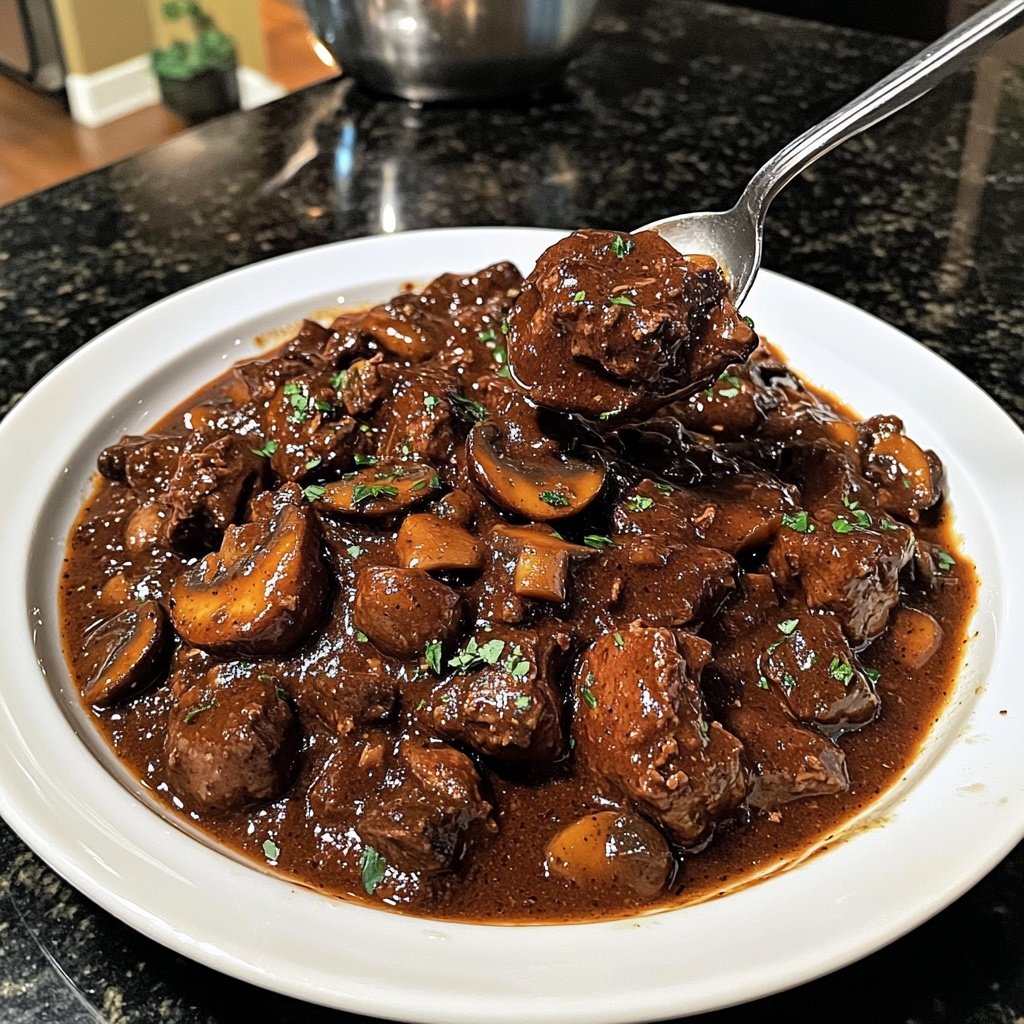 Classic French Beef Bourguignon