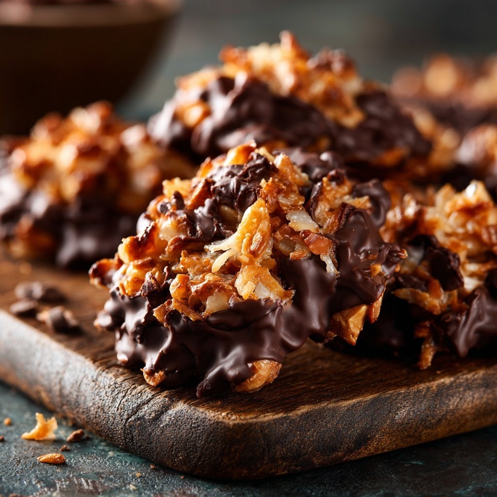 Chocolate Coconut Peanut Clusters