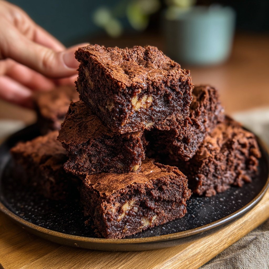 Cottage Cheese Brownies with Dates